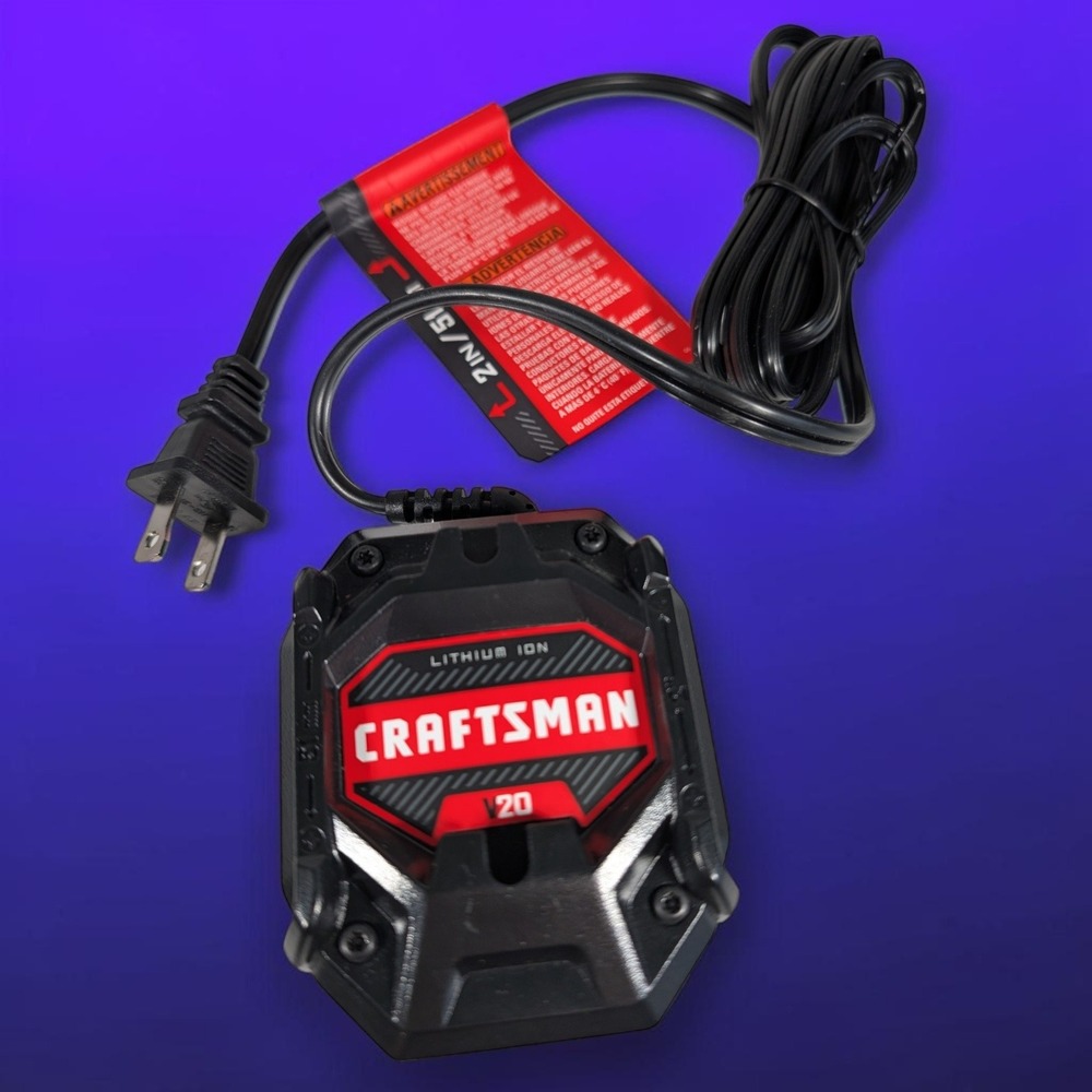 Craftsman CMCB101 V20 Lithium Ion 20V Max Battery Charger TESTED